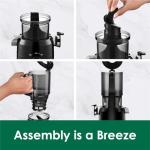 Fretta Cold Press Juicer with Large Feed Chute