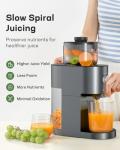 Silonn Slow Masticating Juicer with Large Feed Chute