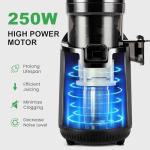 Ventray Slow Masticating Juicer with Large Feed Chute