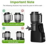 High Yield Cold Press Juicer with Wide Chute