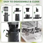 Cold Press Juicer with Large Feed Chute