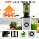 Cold Press Masticating Juicer with High Juice Yield