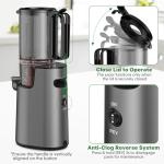 5.4" Cold Press Juicer for Whole Fruits & Veggies