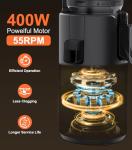 URVIBY Cold Press Juicer with Large Feed Chute