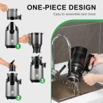 Ventray Slow Masticating Juicer with Large Feed Chute