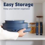 SENSARTE 17-Piece Nonstick Ceramic Cookware Set