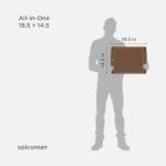 Epicurean All-in-One 19.5" × 14.5" Cutting Board, Nutmeg