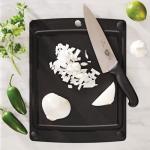 Epicurean - 505-151102003 Epicurean All-In-One Cutting Board with Non-Slip Feet, 14.5" × 11.25", Slate/Black