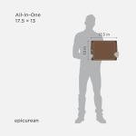 Epicurean All-in-One 17.5" × 13" Cutting Board, Nutmeg