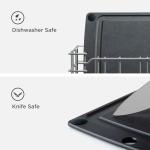 Epicurean - 505-151102003 Epicurean All-In-One Cutting Board with Non-Slip Feet, 14.5" × 11.25", Slate/Black