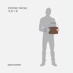 Kitchen Series 11.5" × 9" Cutting Board in Nutmeg
