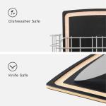 Epicurean Gourmet Series Cutting Board with Juice Groove 14.5-Inch by 11.25-Inch, Slate/Natural