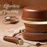 22-Piece Non-Stick Ceramic Cookware Set