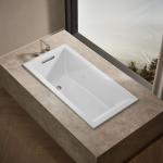 Kohler 1121-0 Underscore® 60" x 30" drop-in bath, White