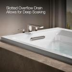 Kohler 1125-0 Archer® 72" x 36" drop-in bath, White