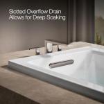 Kohler 1946-0 Archer® 60" x 30" drop-in bath, White