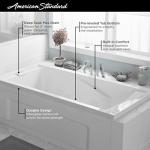 American Standard 7236V002.020 Evolution 72 x 36-Inch Deep Soak Drop-In Bathtub, White