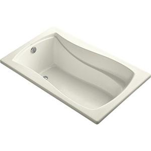 Kohler K-1242-0 5 ft. Drop-In Acrylic Soaking Bath Tub w/Reversible Drain White