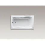 Kohler K-1242-0 5 ft. Drop-In Acrylic Soaking Bath Tub w/Reversible Drain White