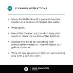 Fine Fixtures Drop In White Soaking Bathtub, Fiberglass Acrylic Material, 72"L x 36"W x 19"H