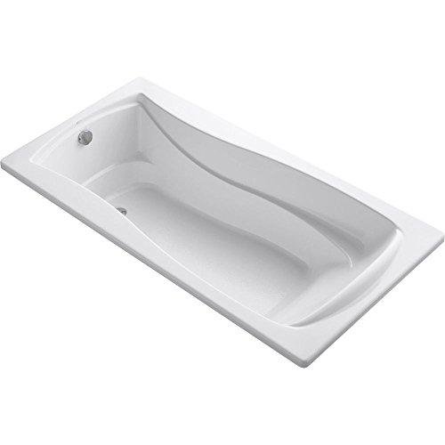 Kohler K-1259-0 6 ft. Drop-In Acrylic Soaking Bath Tub w/Reversible Drain White