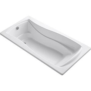Kohler K-1259-0 6 ft. Drop-In Acrylic Soaking Bath Tub w/Reversible Drain White
