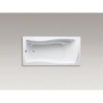 Kohler K-1259-0 6 ft. Drop-In Acrylic Soaking Bath Tub w/Reversible Drain White