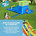 H2OGO! Wild Tide Kids Inflatable Water Park | Inflatable Slide and Pool