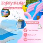 Culaluva Inflatable Water Slide: 6 in 1 Blow Up Bounce House for Kids 3-12 - Climbing Wall Splash Pool Cannon 2 Slides Basketball Rim - 550W Blower - for Backyard Outdoor Birthday