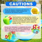 WELLFUNTIME Inflatable Water Slide Park, Bouncy Castle with Deep Pool, 191 x 157.5 x 100 Inch, Jumping Castle with Air Blower