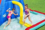 Bestway H2OGO! Waterfall Waves Mega Water Park | Inflatable Slide and Pool Fits Up to 6 Children