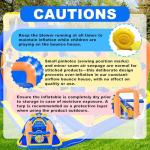 WELLFUNTIME Inflatable Double Jumping Castle with Blower, 171 x 160 x 90 inches Bounce House with Climbing Wall, Archery Dartboard Game and Basketball Hoop, Jumping Area