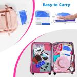 2-Pack Swimming Pool Float, Multi-Purpose Inflatable Pool Hammock (Saddle, Lounge Chair, Drifter), Water Hammock Lounge, (Navy Blue,Pink)