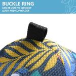 WERNNSAI Inflatable Pool Floats Chair for Adults, 2 Pack Tanning Float with Soft Fabric Covered, Stable Swimming Noodles Seats for Summer Pool Water Party Sea Beach Lake (Flamingo & Plant)