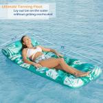 Jasonwell Inflatable Pool Float Adult - Pool Floaties Lounger Floats Floating Chair Raft with Adjustable Backrest Cup Holders Water Floaty Lake Lounge Tanning Floats Beach Party Toys for Adults