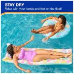 Swimways Hello Kitty Suntanner Pool Float, Inflatable Pool Floats & Kids Pool Toys, Swimming Pool Accessories & Beach Essentials for Teens Aged 14 & Up