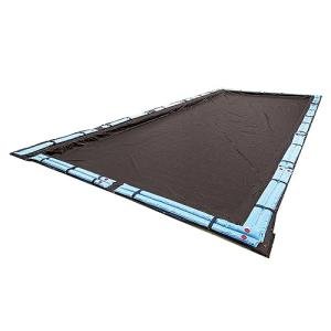 Blue Wave 8-Year 25-ft x 45-ft Rectangular In Ground Pool Winter Cover