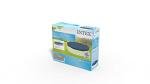 INTEX 28032E Pool Cover: for 15ft Round Metal Frame Pools – Includes Rope Tie – Drain Holes – 10in Overhang – Snug Fit