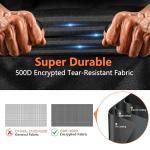 14Ft Round Pool Cover [2025 Upgraded Super Windproof] -Winter Pool Covers for Above Ground Framed Pools(Not for Steel Wall Pool), 500D One-Piece Tear Resistant Pool Cover with Quick Tightening Ratchet