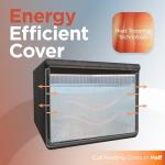 ALEKO Mia 4-Person Inflatable Jetted Hot Tub | 120 Soothing Bubble Jets | Energy Efficient Cover | LED Lights with 7 Lights | 360-Degree Bubble Massage | 158 Gallon Water Capacity