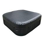 ALEKO Inflatable Hot Tub Spa | Personal High Powered Jetted Bubble | 265 Gallon | Black | HTISQ6GYBK