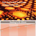 ENSTVER Infrared Wood Sauna 5.4Ft 1 Person, Luxury Full Spectrum Far Infrared Sauna Features Low EMF 1240w 7-Light Dynamic & Music Speakers, Canadian Hemlock Dry Indoor Saunas for Home & Gym