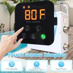 STPFFOT Electric Pool Heater for Inground & Above Ground Pools 11KW 220V, Hot Tub Heaters with Digital Touch Screen, SPA Water Thermostat Swimming Pool Warmer
