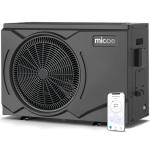 MICOE 35,000 BTU Smart Swimming Pool Heat Pump, Electric Pool Heater for 12,000 Gallons Above Ground & Inground Pools, App-Controlled Heating & Cooling, 220–240V