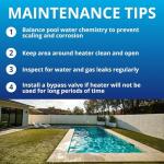 Pentair EC-462024 -Natural Gas 125K Heater - Limited Warranty