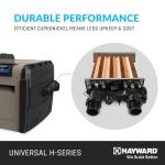 Hayward H400FDN Universal H-Series 400,000 BTU Pool and Spa Heater, Natural Gas, Low Nox …