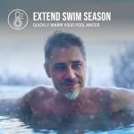 Hayward H150FDN Universal H-Series 150,000 BTU Pool and Spa Heater, Natural Gas, Low Nox