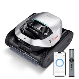 DREAME Z1 Pro Cordless Robotic Pool Cleaner, LiFi Remote Control, 8000 GPH Suction, Waterline Horizontal Cleaning, Auto-Retrieval, Automatic Pool Vacuum for Above & In-Ground Pools, Upgraded Version