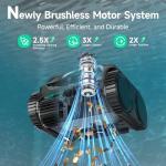 (2026 Upgraded) WYBOT C2 Cordless Robotic Pool Cleaner, Dual Filtration, Wall Climbing & Waterline Cleaning, App Scheduling, Smart Navigation, Pool Vacuum for Inground/Above Ground Pools-2152 Sq.ft