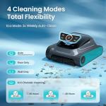 (2026 Upgrade) Aiper Scuba S1 Robotic Pool Cleaner, Wall & Waterline Cleaning, Double Filtration, Extended 180-Min Battery Life, Smart Navigation, App Support, OTA Upgrade